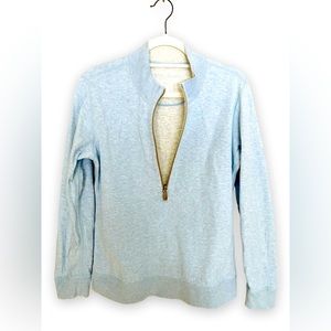 Tommy Bahama 1/2 Zip in heathered blue | M |